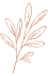 Ramo stilizzato color terracotta con foglie allungate.
